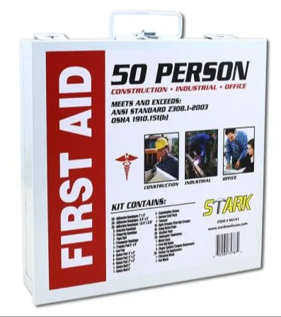 #50 285PC* Industrial / Construction First Aid Kit - Metal