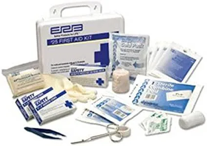 #25 125PC 25 Person ANSI First Aid Kit – Plastic Case