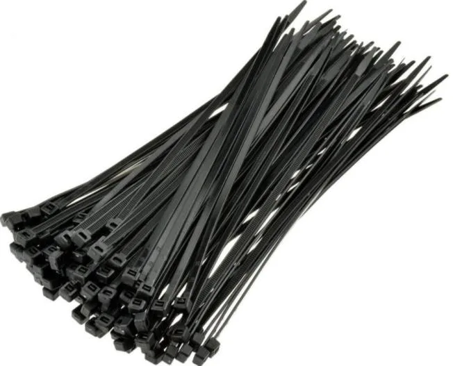 8" Nylon Cable Ties - Black 1000 Pcs