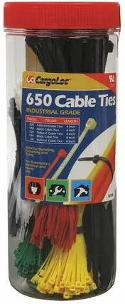 Cargoloc 650PC 4"/8" Cable Tie Set