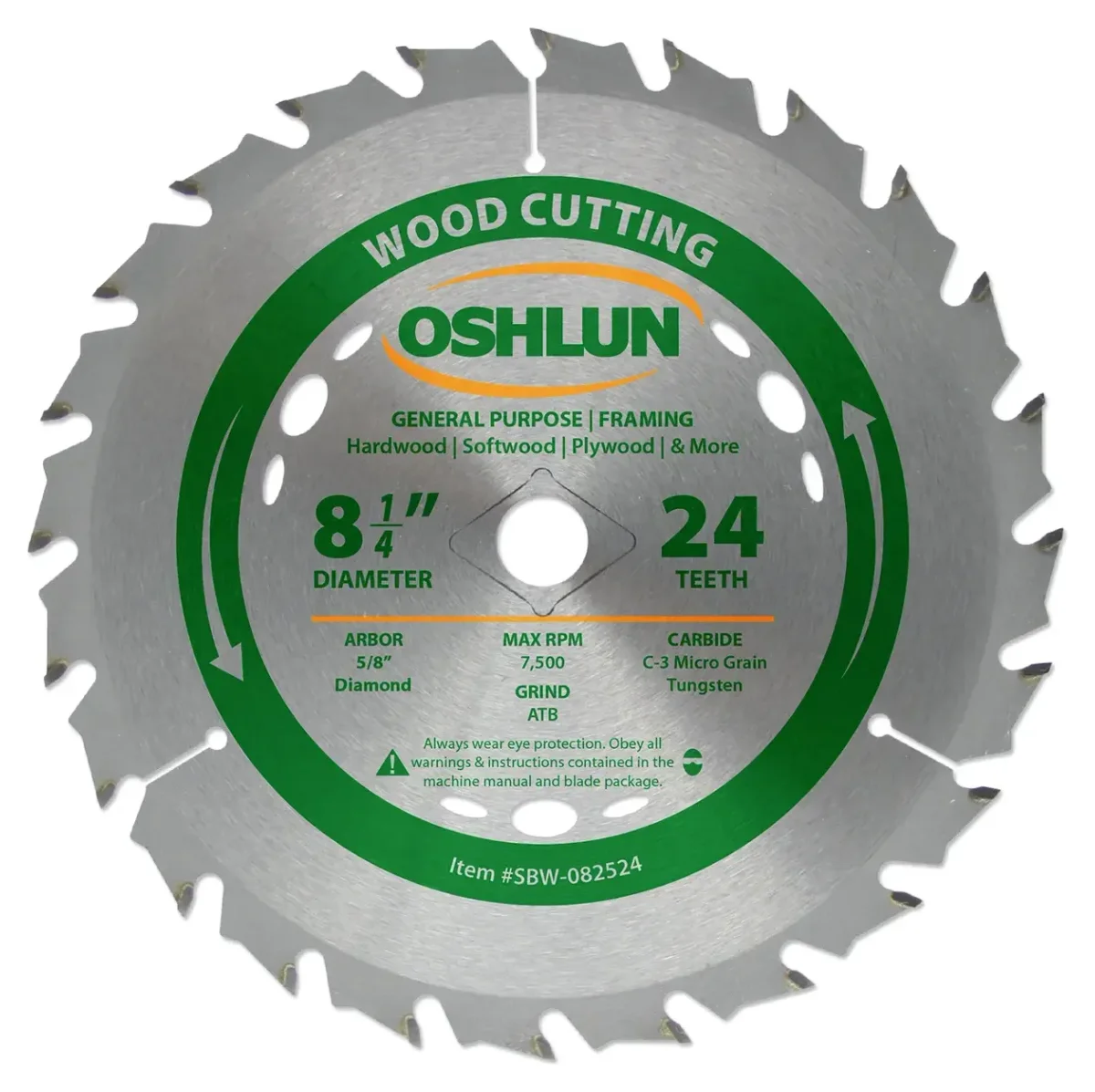8.25" 24T Carbide Tip Saw Blade GP