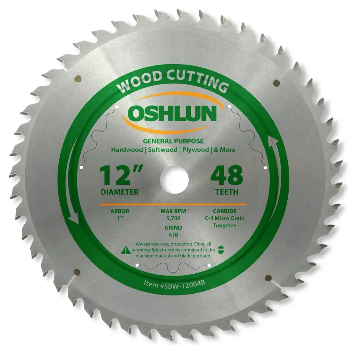 12" 48T Carbide Tip Saw Blade GP