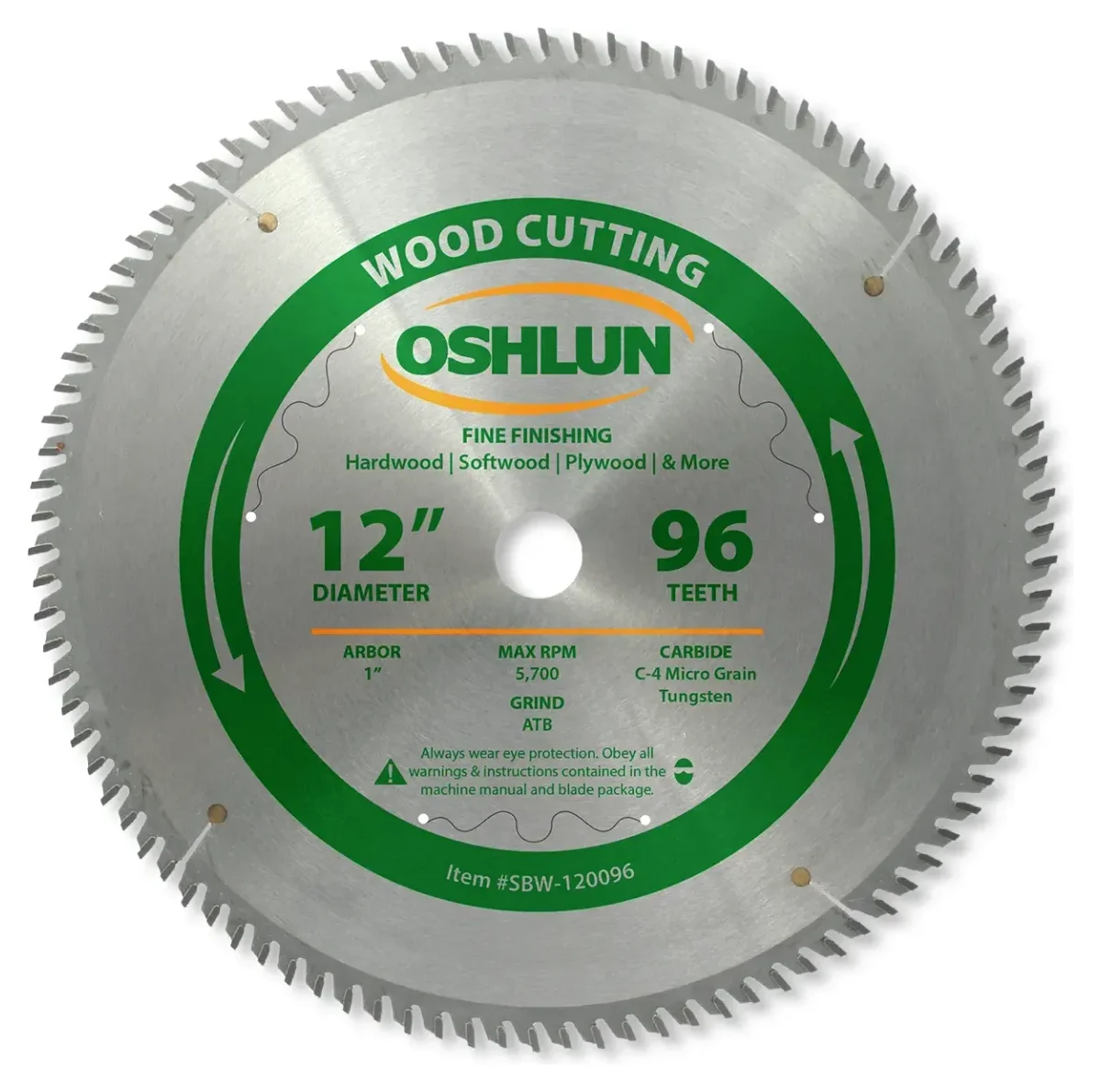 12" 96T Carbide Tip Saw Blade GP