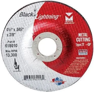 4.5"X.045X7/8 Cut-Off Wheel T27 Mtl