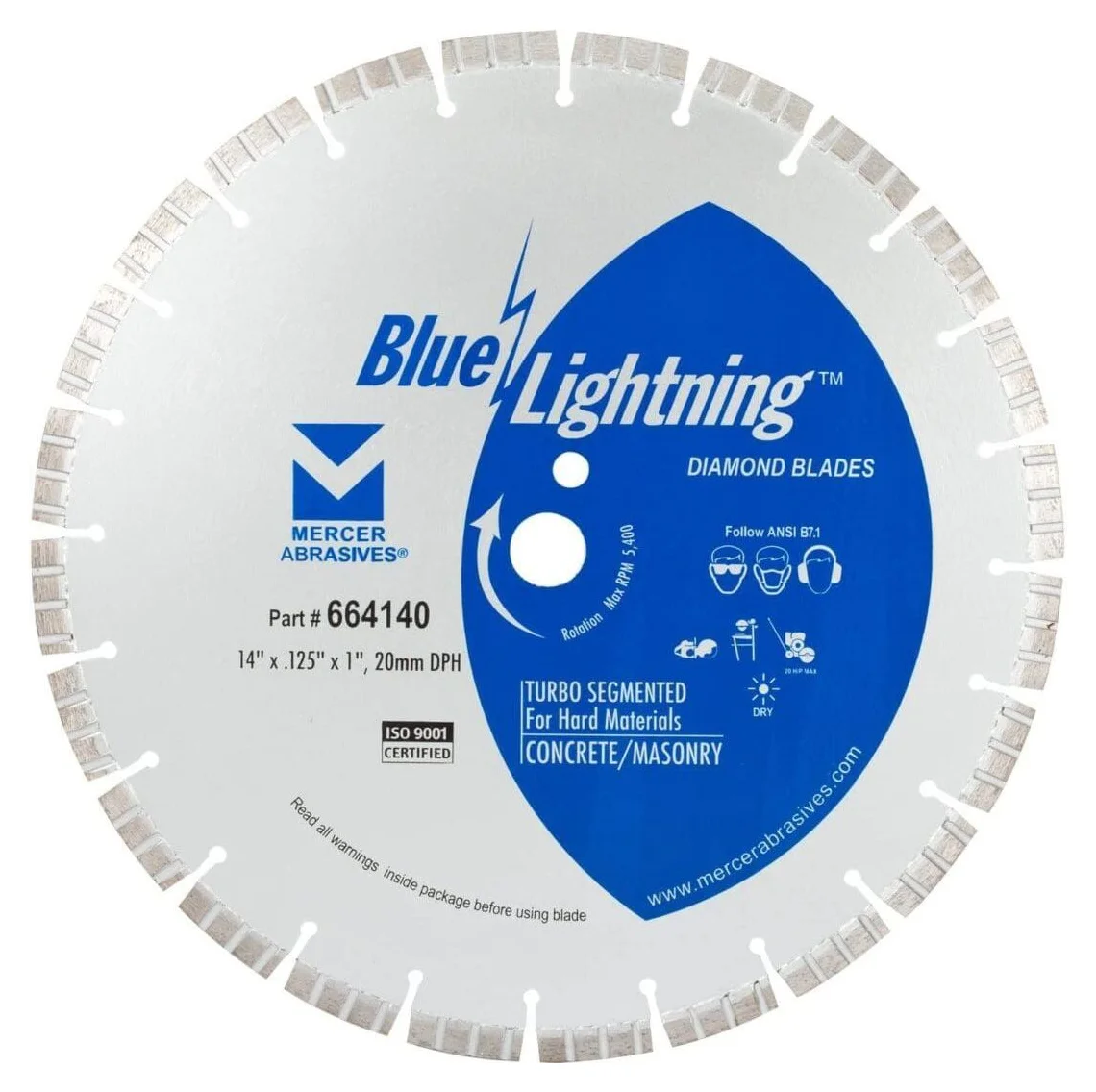14" Turbo Sgmntd Laser Weld Diamond Blade