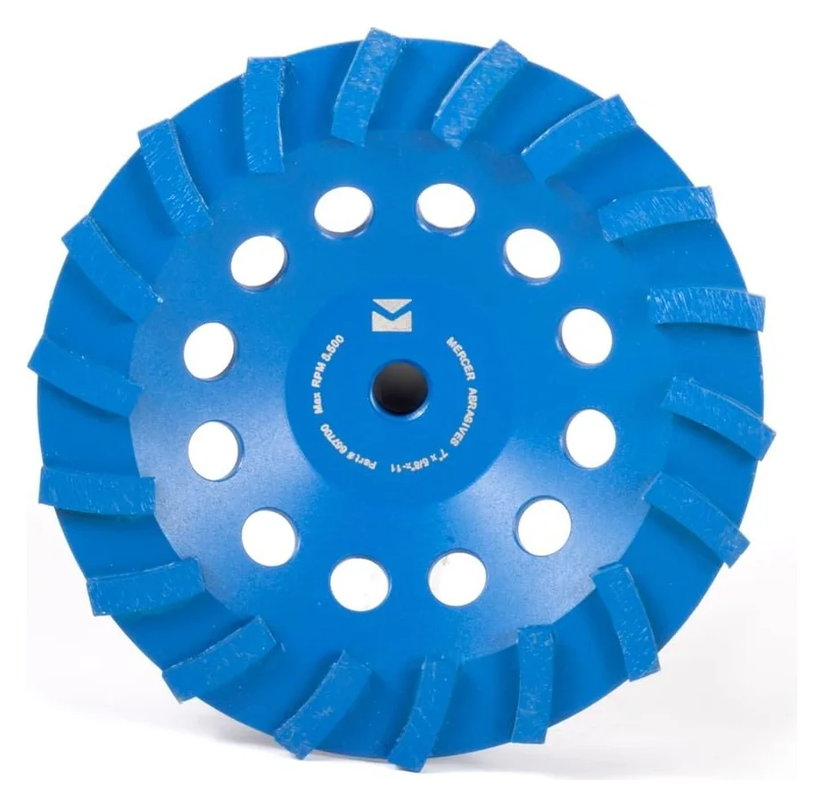4ʺ X 5/8-11 Diamond Swirl Cup Wheels
