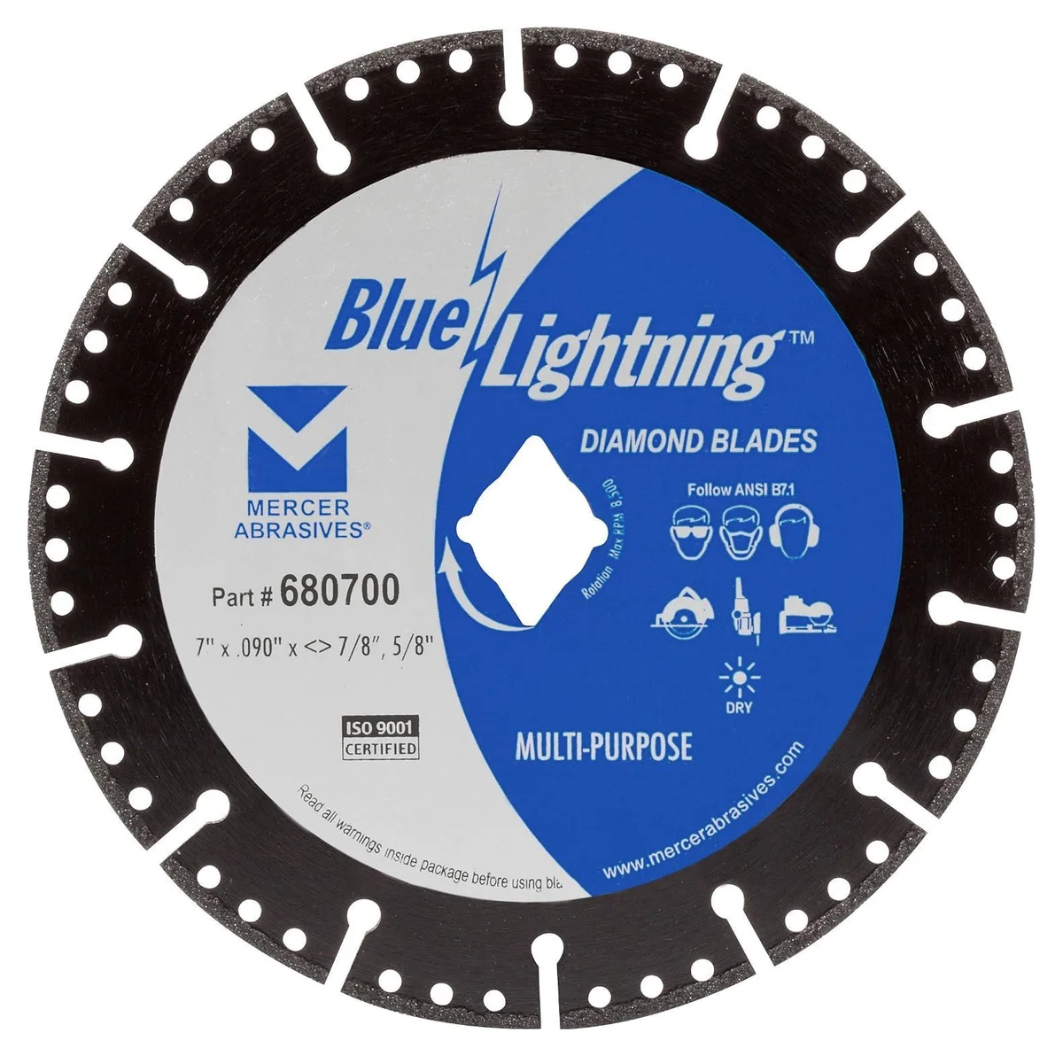 7" Multi-Purpose Diamond Blade