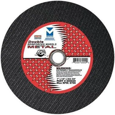 7ʺ X 1/8" X 5/8ʺ Circular Saw Cut-Off Wheel T1