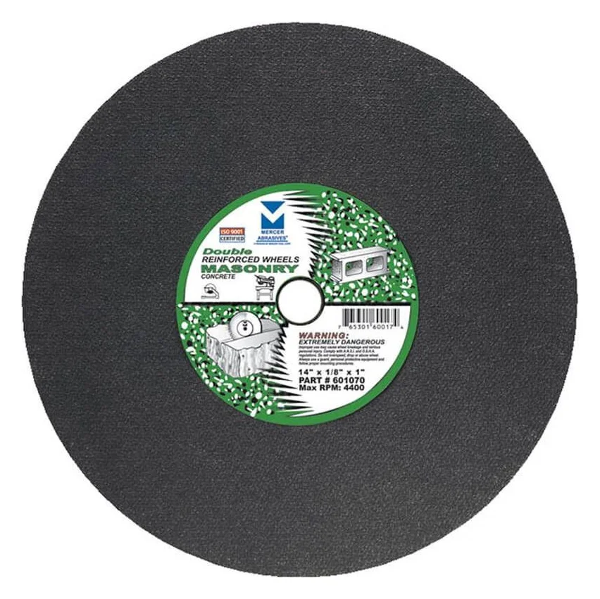Mercer 12" X 1/8" X 1" DR Masonry Cut-Off Wheel T1