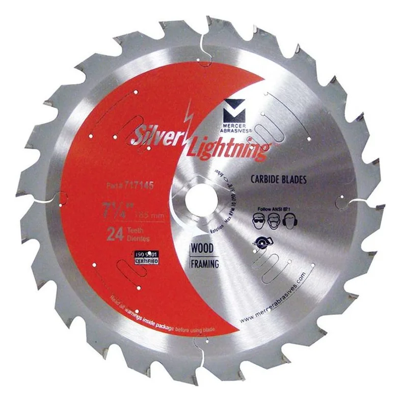 7.25" 24T Carbide Tip Saw Blade