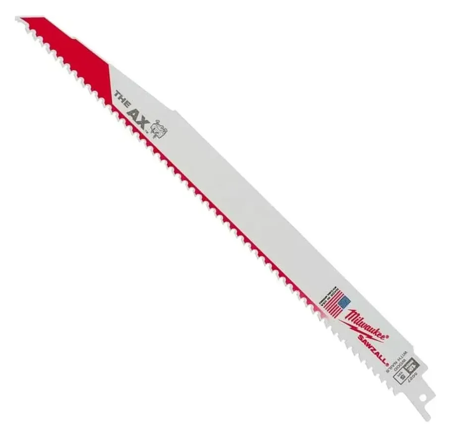 Milwaukee Ax Sawzall Blade 12" X 5TPI