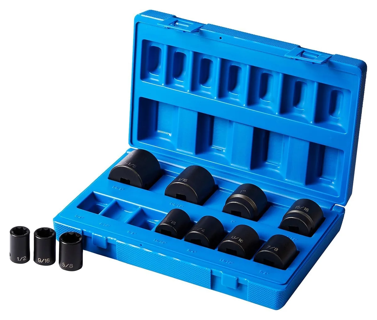 1/2" DR 11PC Impact Socket Set