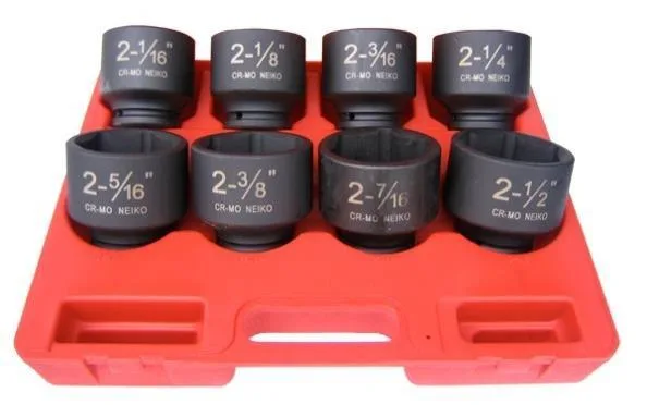 3/4" DR 8PC Jumbo Add-On Impact Sockets SAE – CR-V