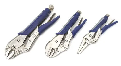 3PC Cushion Grip Locking Pliers