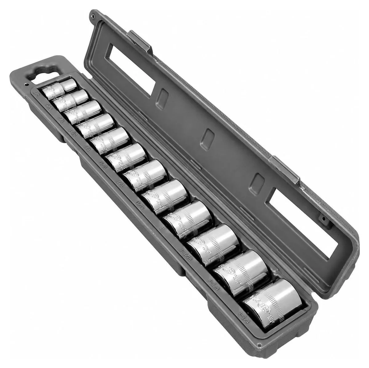 JHW 1/2" DR 25PC Socket Set 12PT - MM
