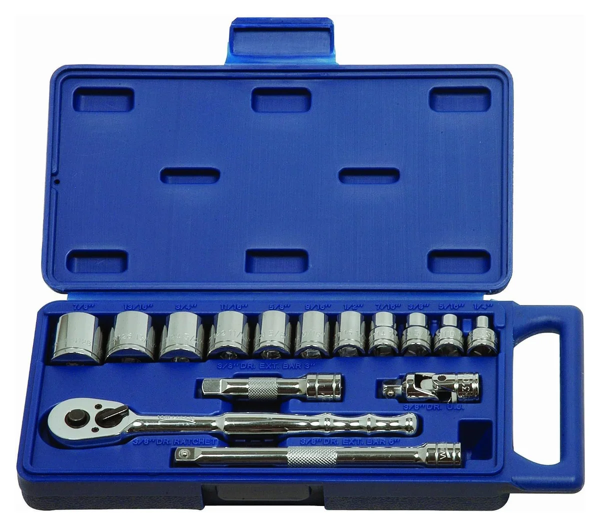 JHW 3/8" DR 15PC Socket Set