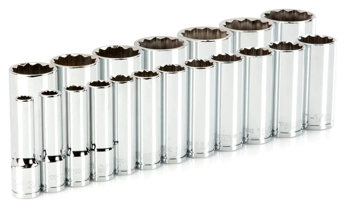 JHW 1/2" DR 12PC Socket Set