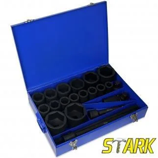 21PC 1ʺ Elite Deep Impact Socket Set – SAE