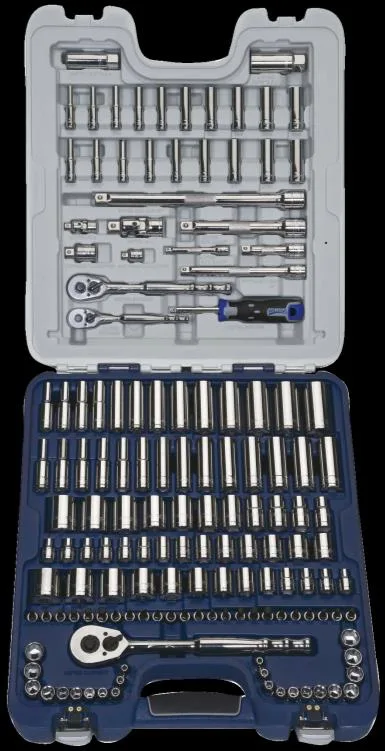 JHW 146PC 1/4, 3/8, 1/2 DR Socket Set