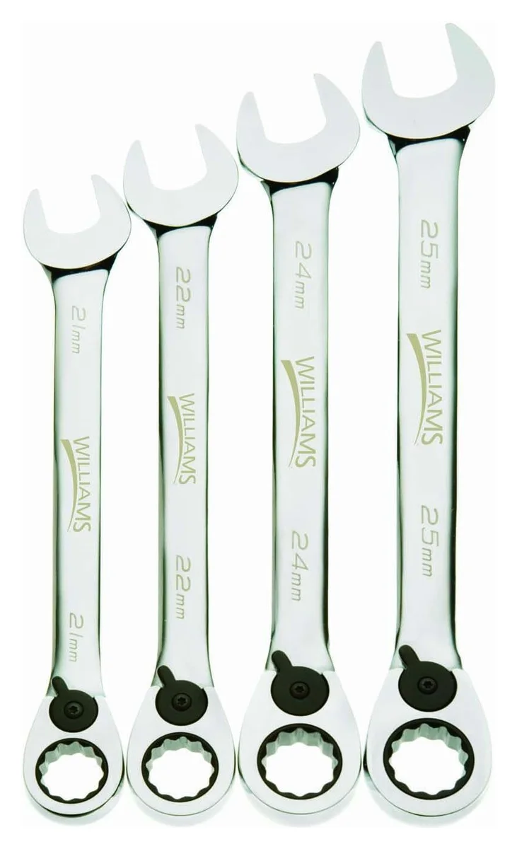 4PC Ratcheting Combo Wrench Set- MM