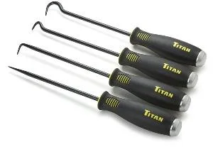 Titan 4PC Bolstered Pick & Hook Set