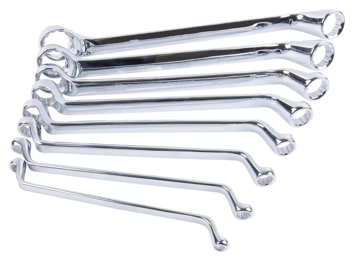 6PC Offset Box End Wrench Set - SAE