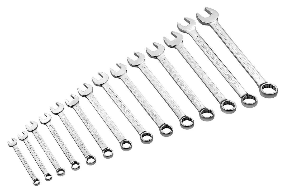 14PC Combo Wrench Set SAE Lp-V