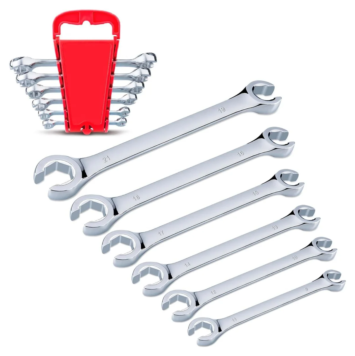 5PC Flare-Nut Wrench Set Metric