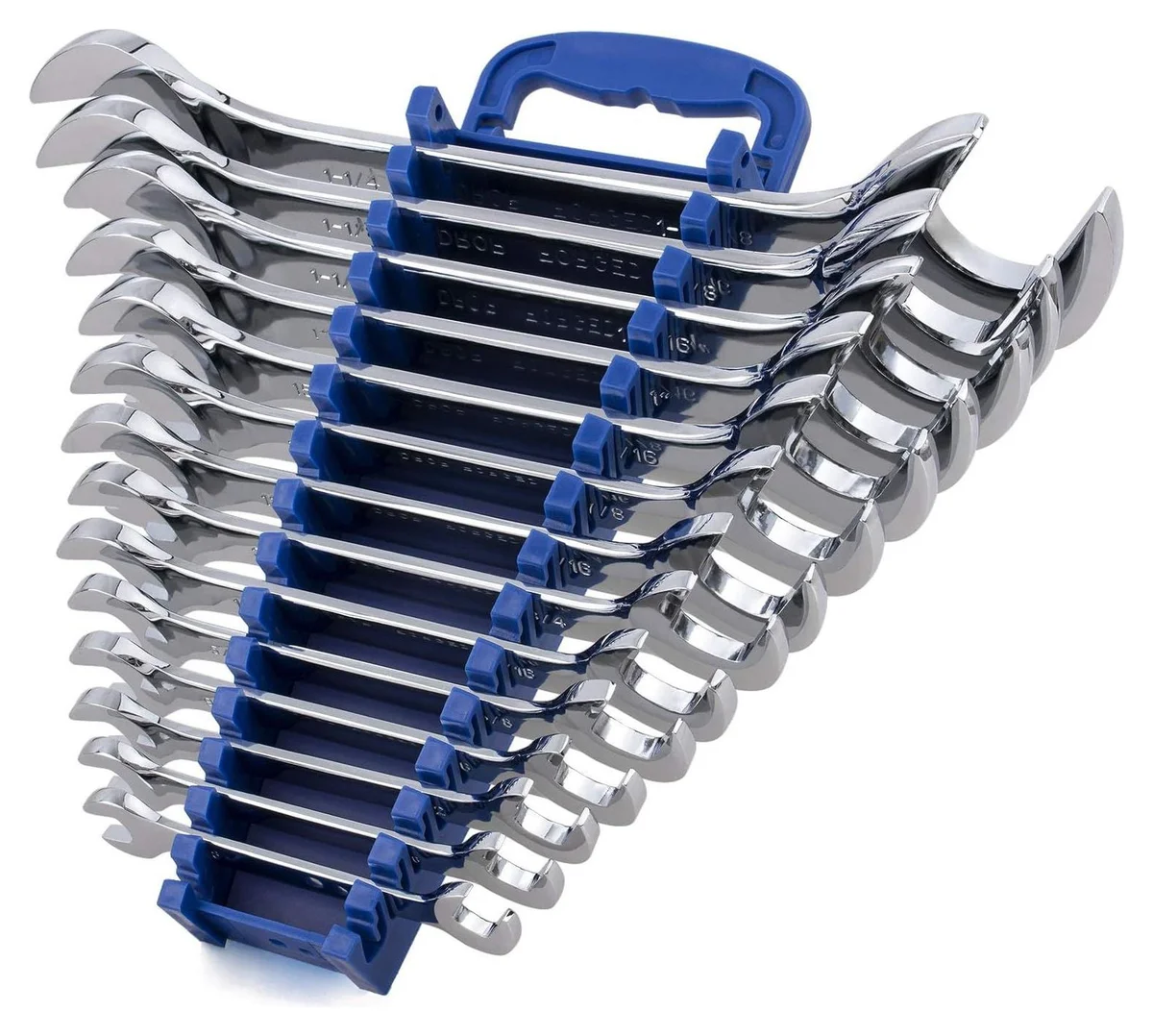 JHW 10PC Open-End Angle Wrnches - SAE