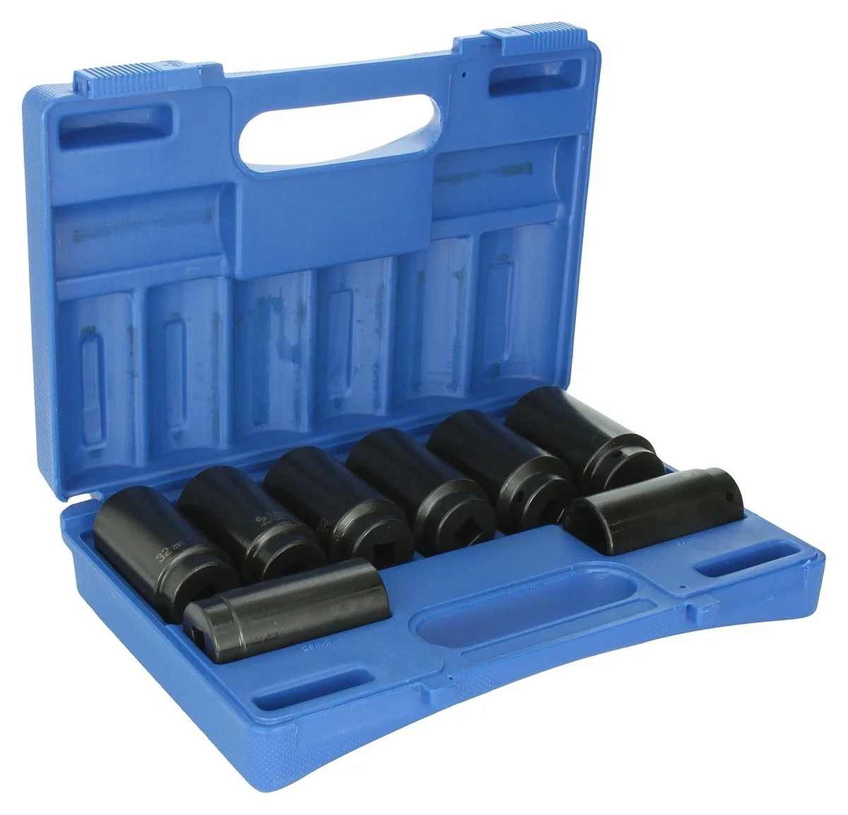 1/2" DR 8PC Axle/spindle Nut Impact Sockets