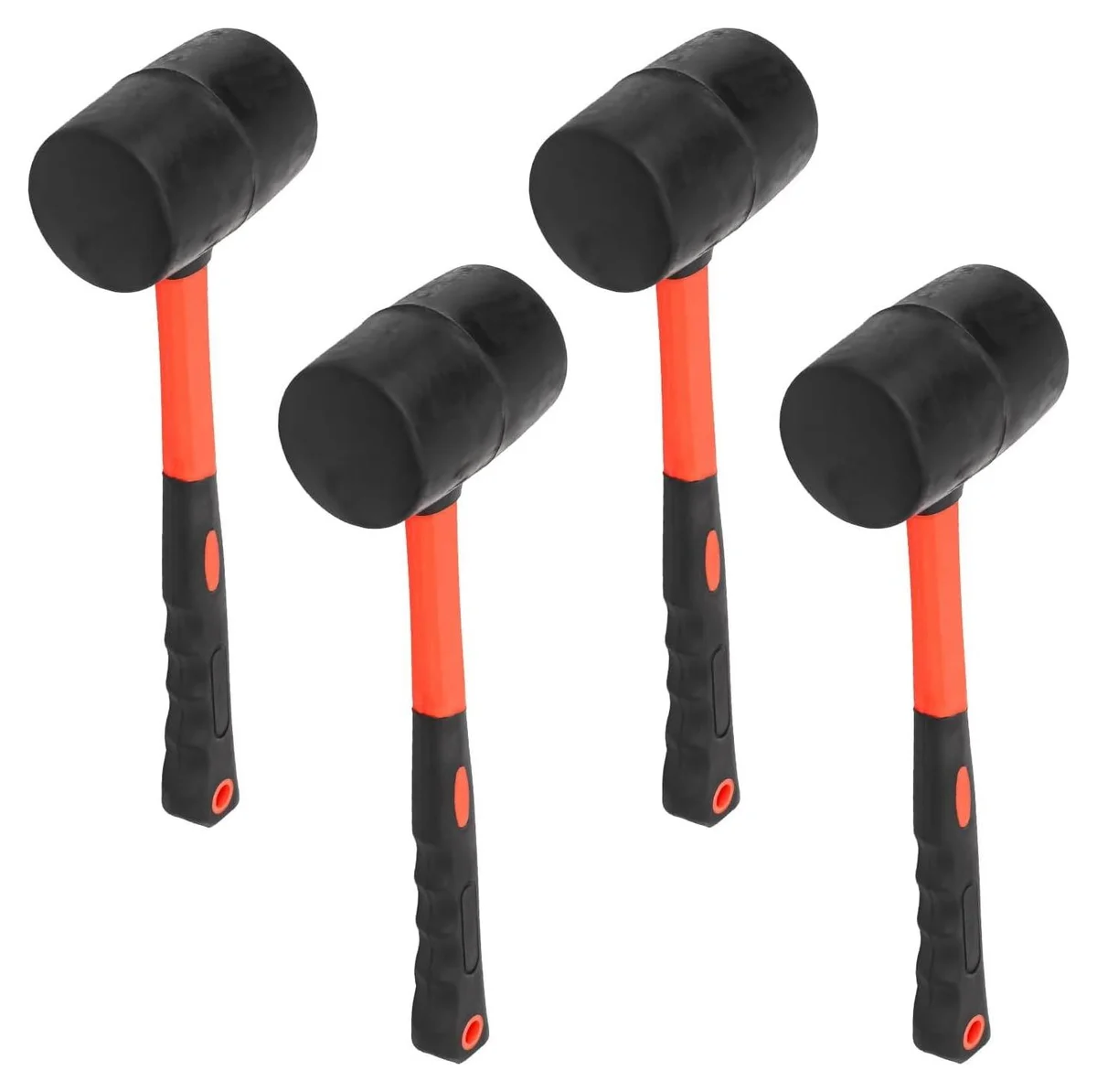 4PC Rubber Mallet Set