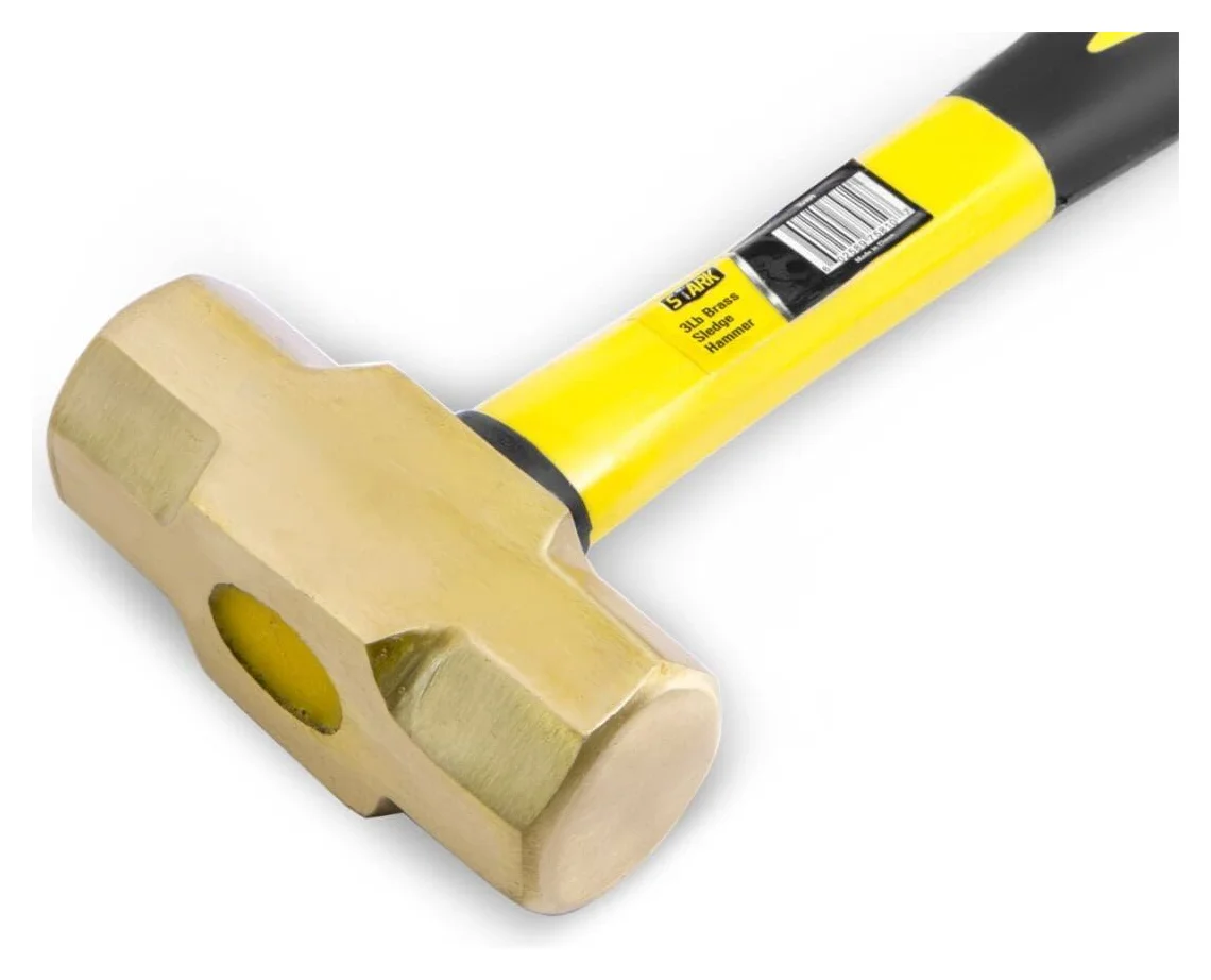 3 LB Brass Head Sledgehammer
