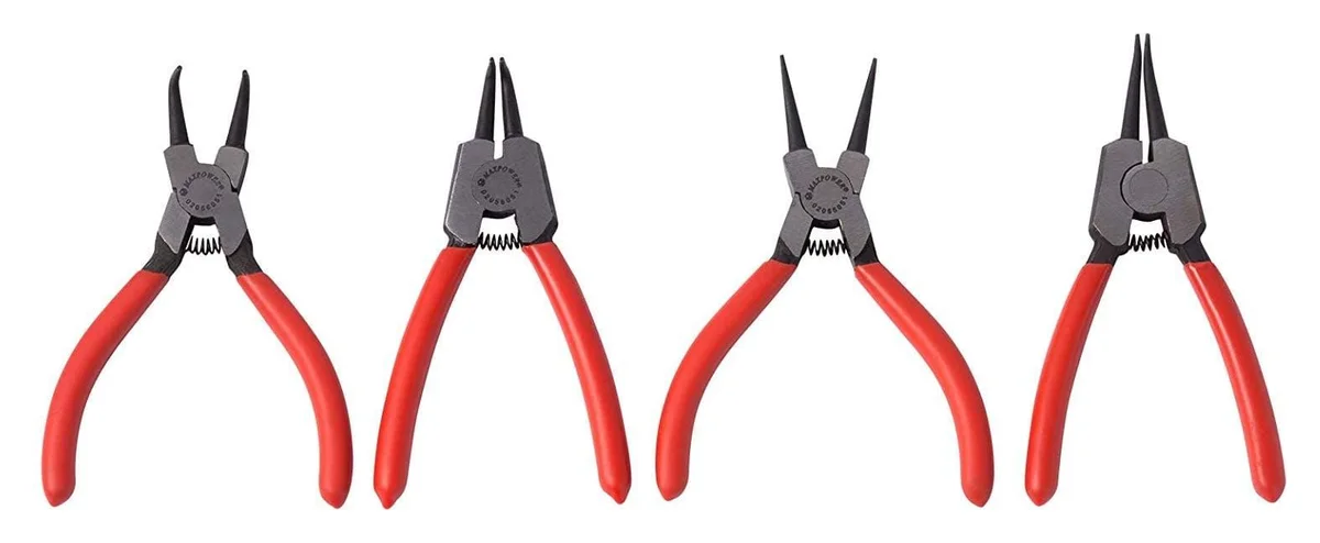 4 Piece Snap Ring Pliers Set