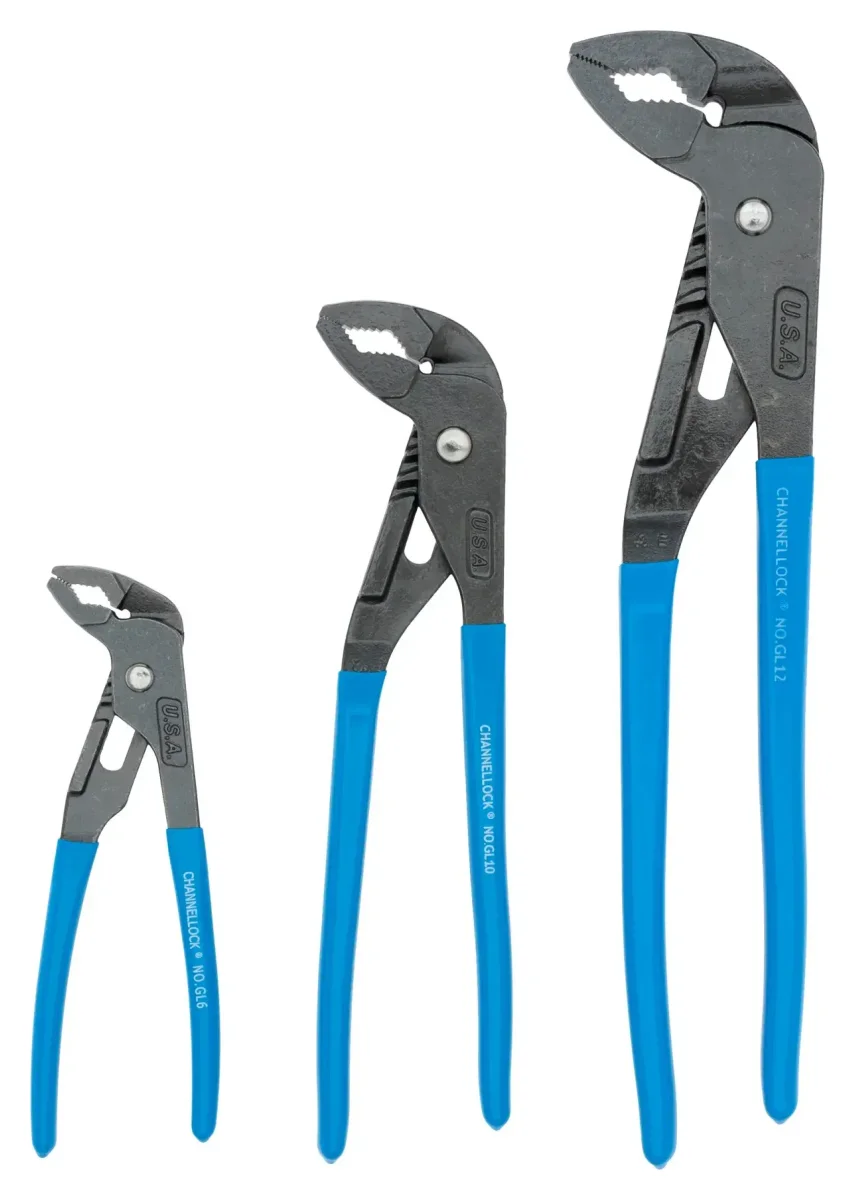 3 Piece Set Griplock Pliers