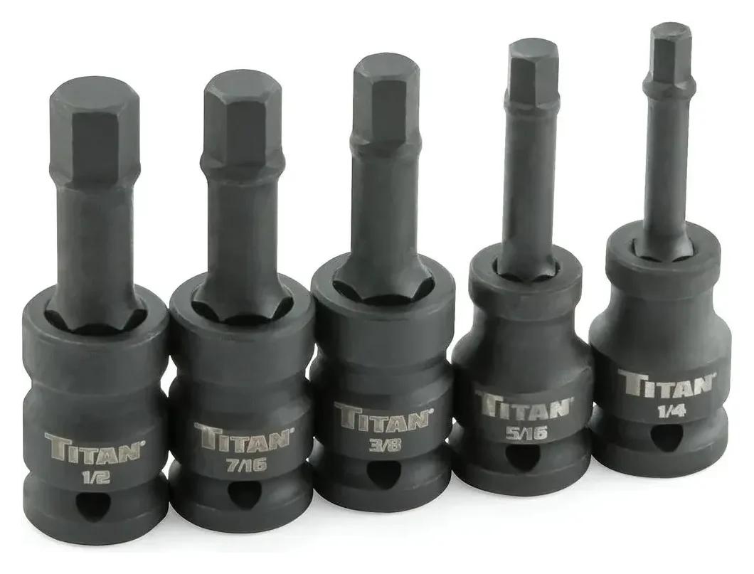 Titan Torsion Core 1/2" Impact Hex Bit SAE