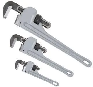 3PC Aluminum Pipe Wrench Set 14, 18 & 24"