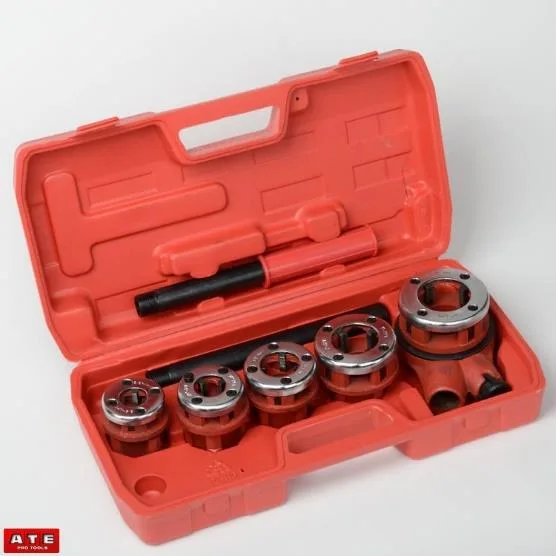 5PC HD Ratchet Pipe Threader Kit