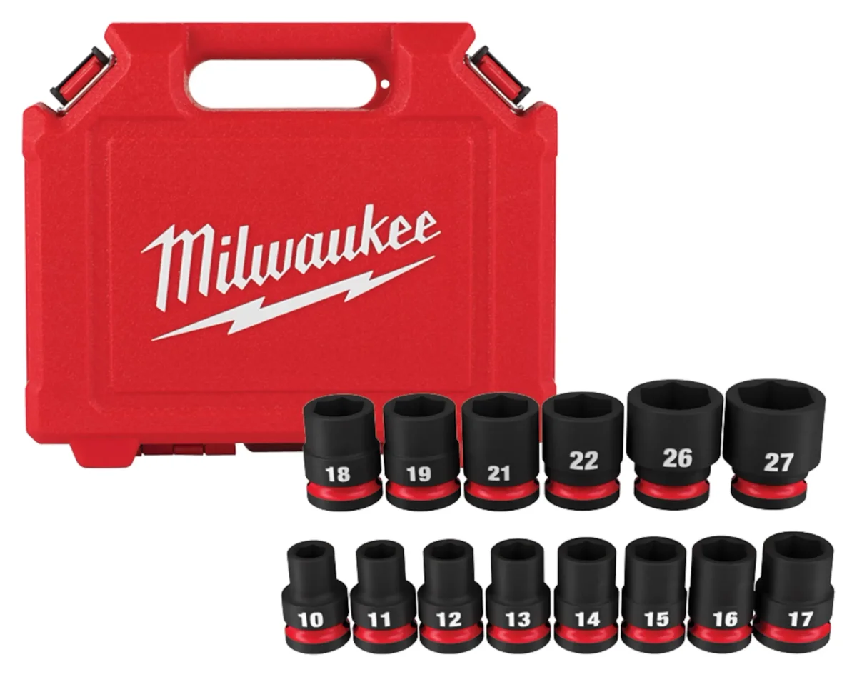 Milwaukee 1/2" 13PC Impact Socket Set MM