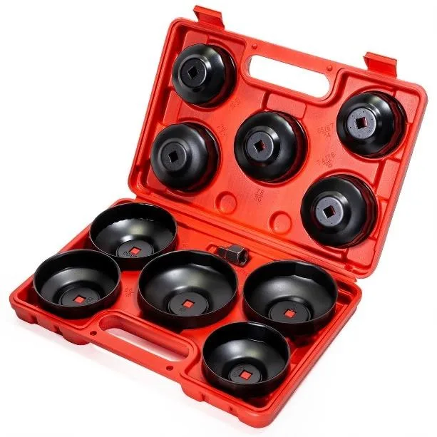 10PC Oil Filter Cap-Wrench Set
