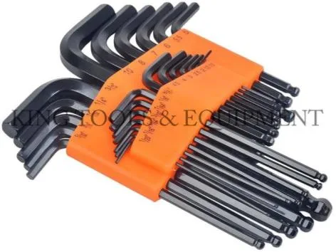 25PC Ball-End Hex Key Wrench Set – Sae/mm