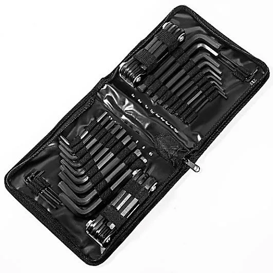 45PC Hex Key Allen Wrnch Set Sae/mm