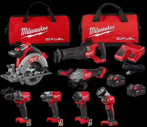 Milwaukee M18 7PC Combo Tool Kit