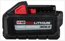 Milwaukee M18 Redlith 6.0 Battery Pack