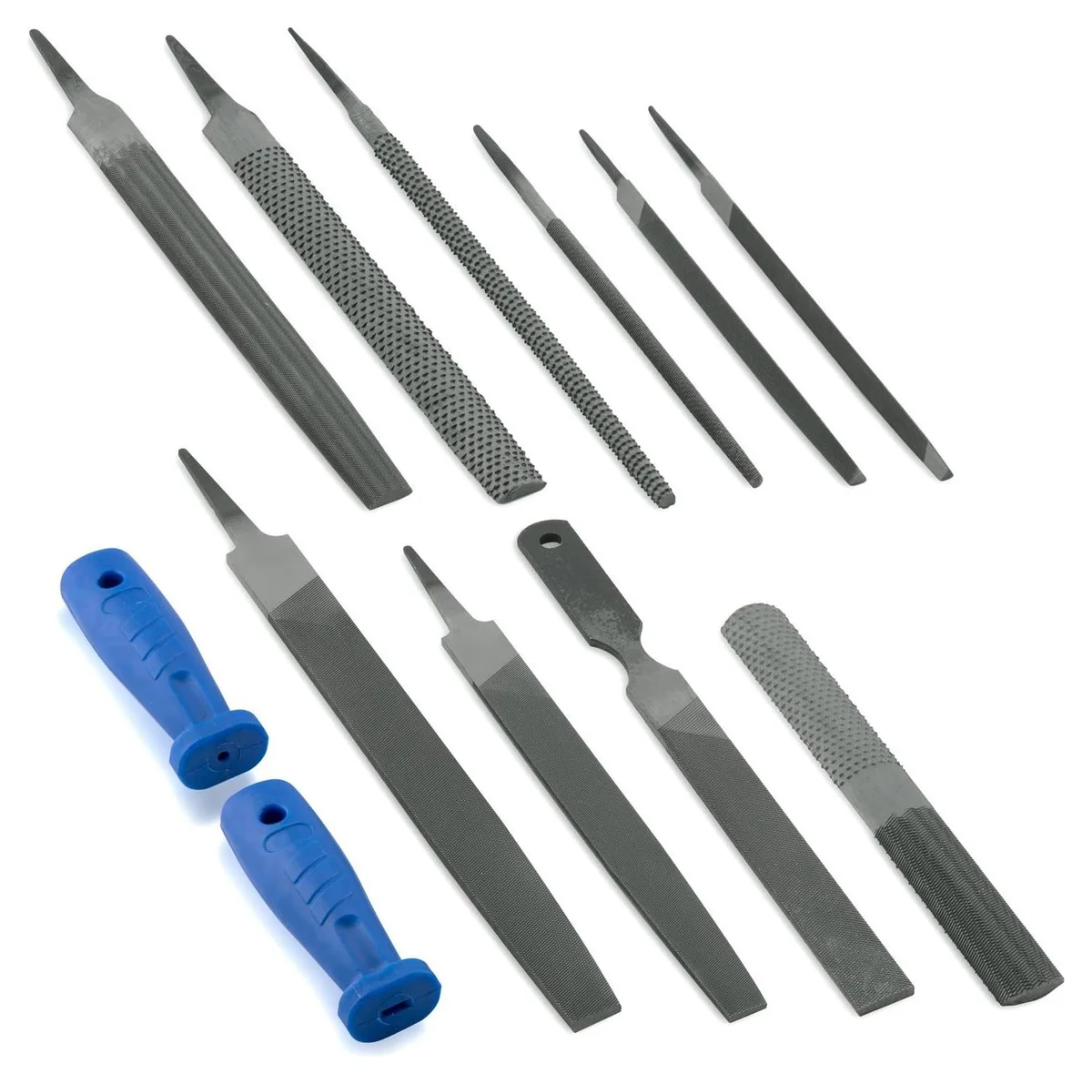 12PC Metal & Wood File & Rasp Set