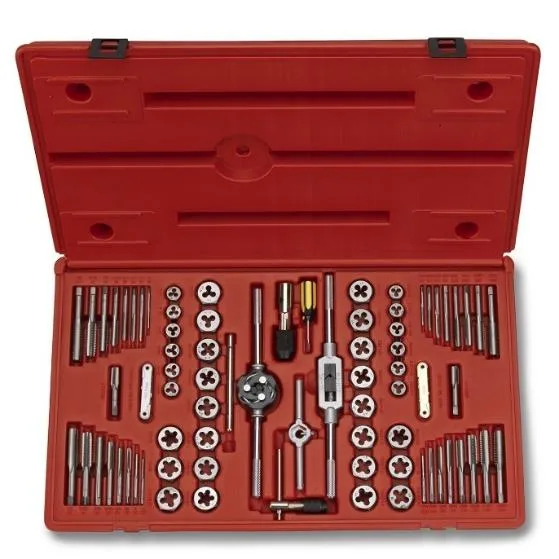 76PC Combo Sae/mm Hex Tap & Die Set