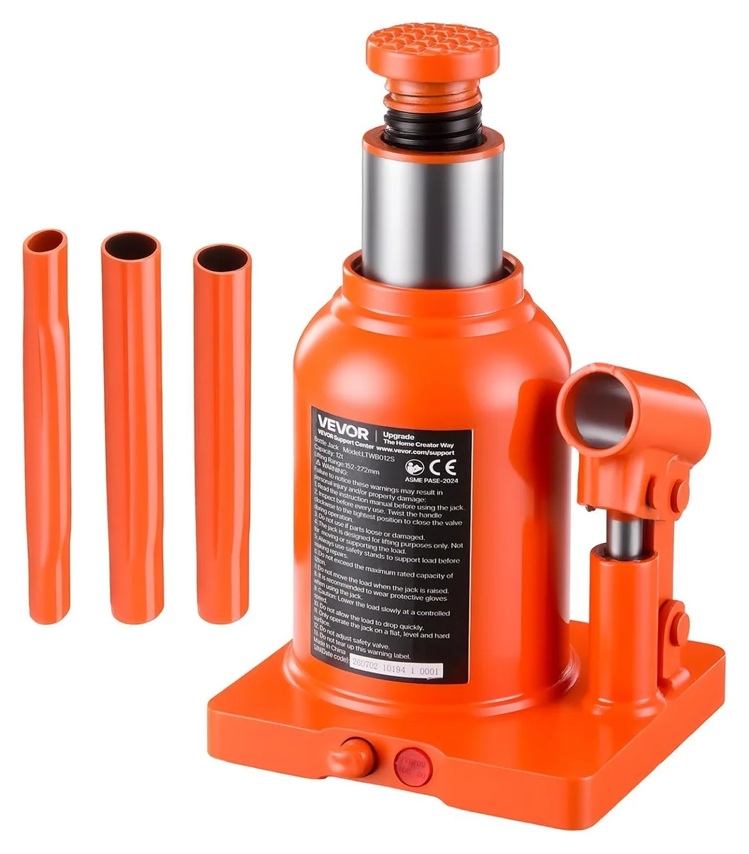 12 Ton Hydraulic Bottle Jack