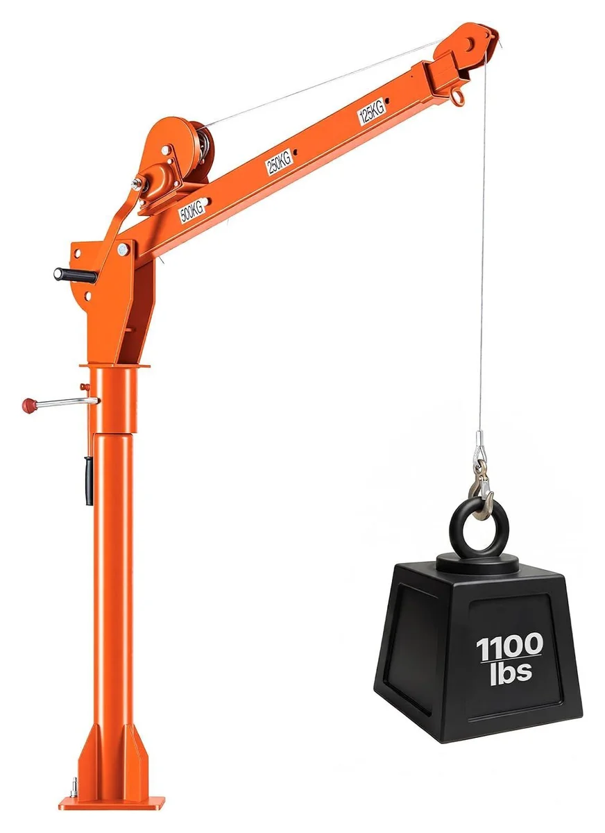 1100 LB Extendable Truck Utility Crane