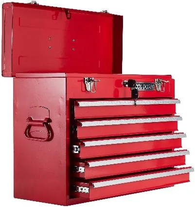 20" 5-DRAWER Portable Toolbox – Black