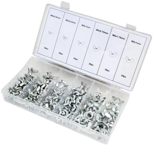 150PC Wing Nut Assortment Kit