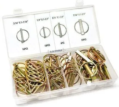 50PC Lynch Pin Assortment